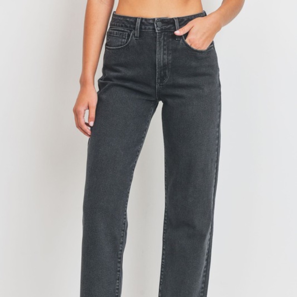 Just USA High Rise Relaxed Dad Jean